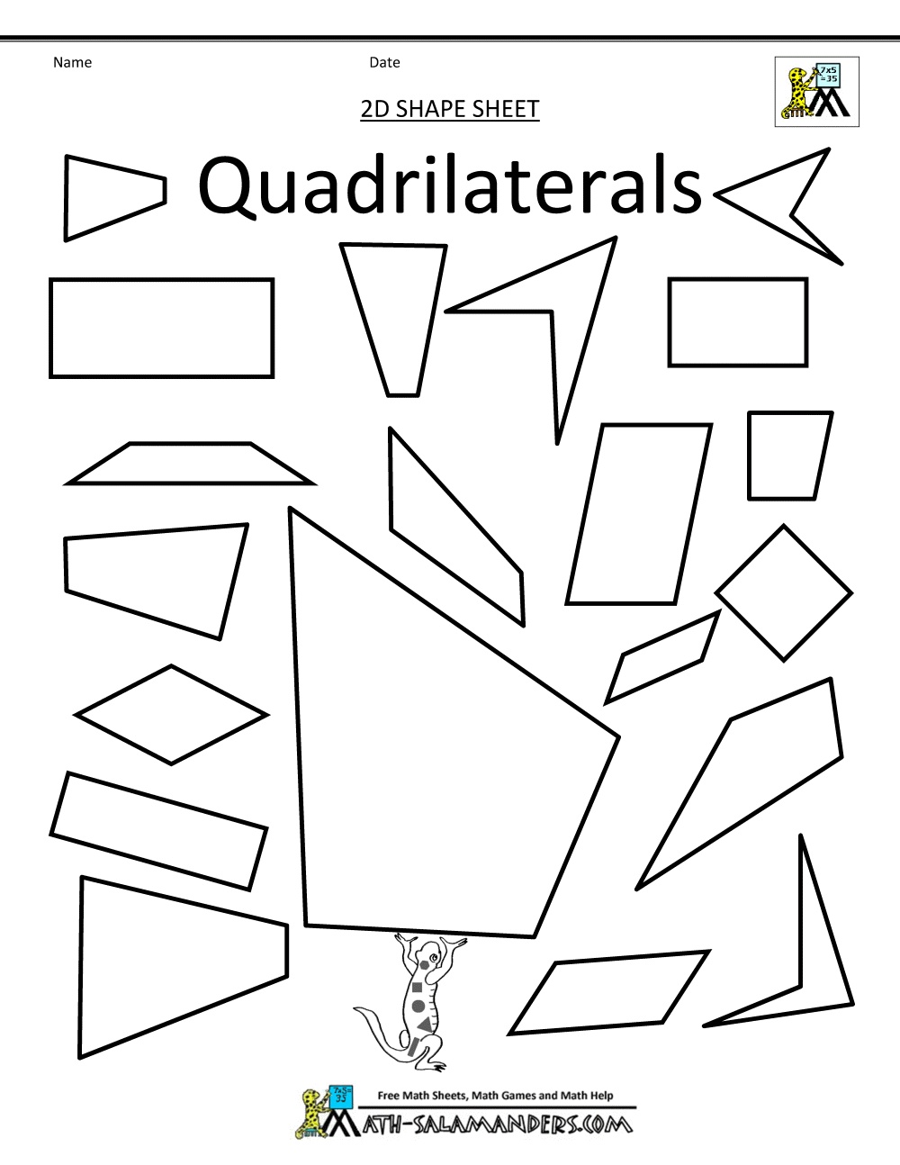 quadrilaterals clipart - photo #3