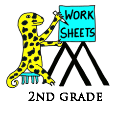 Math Crossword on Welcome To The Math Salamanders Second Grade Math Worksheets Area