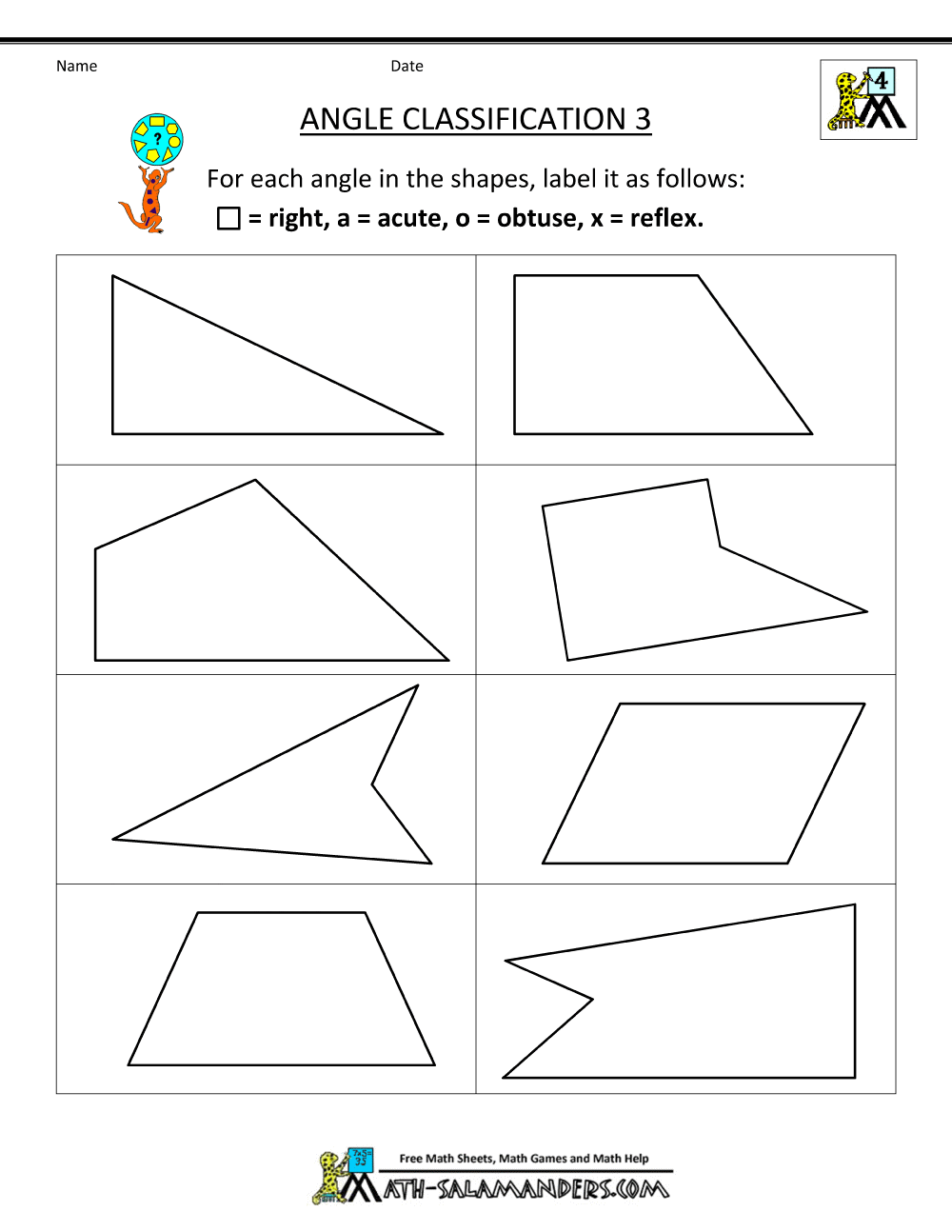 4th Grade Geometry