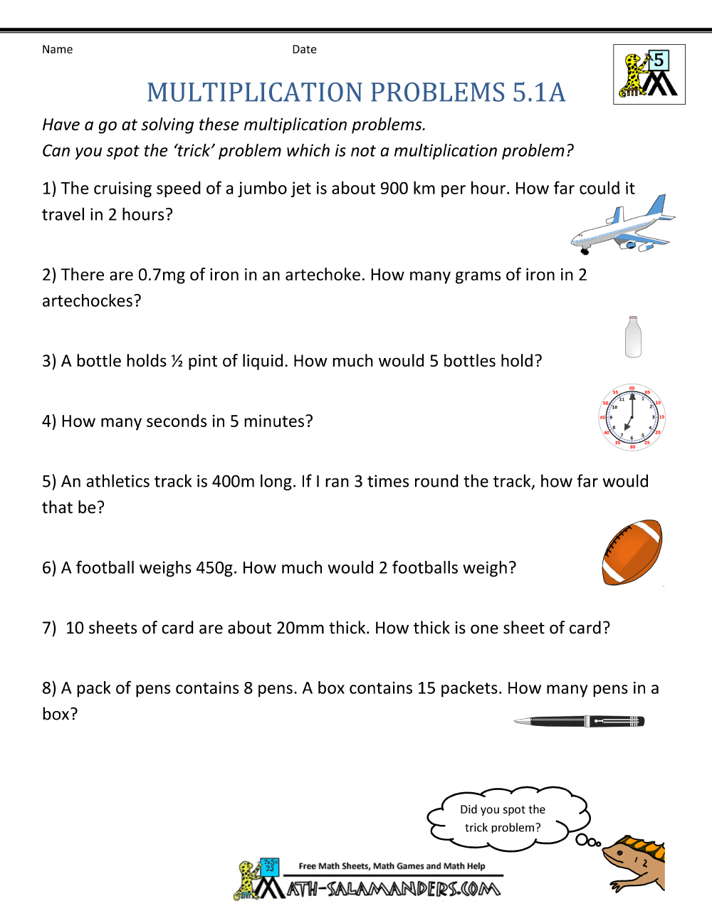 Math story problems homework help