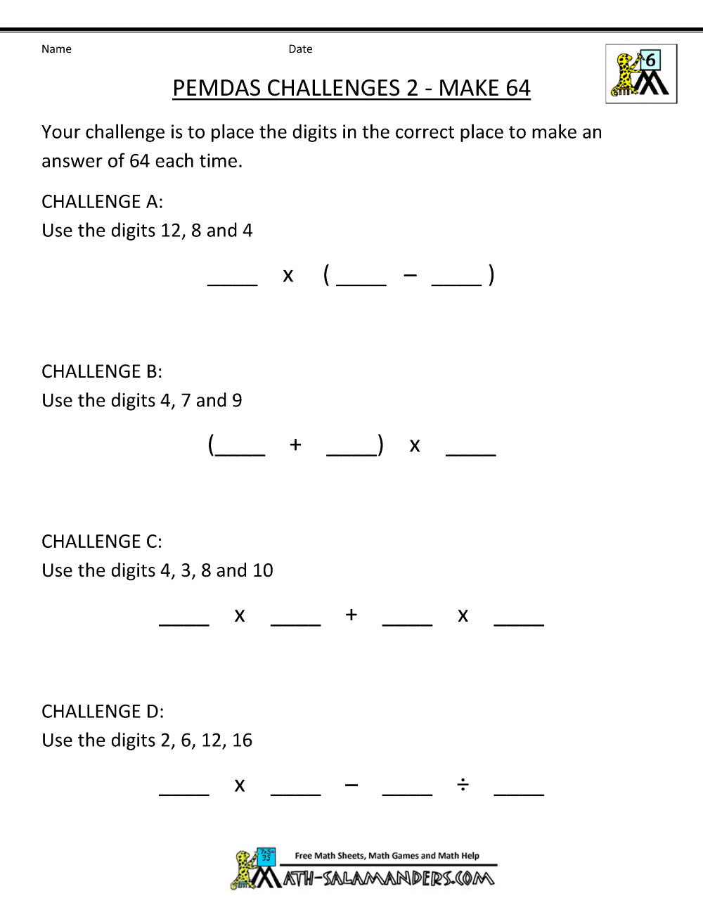 Sixth grade math homework sheets - larepairinnyc.web.fc2.com