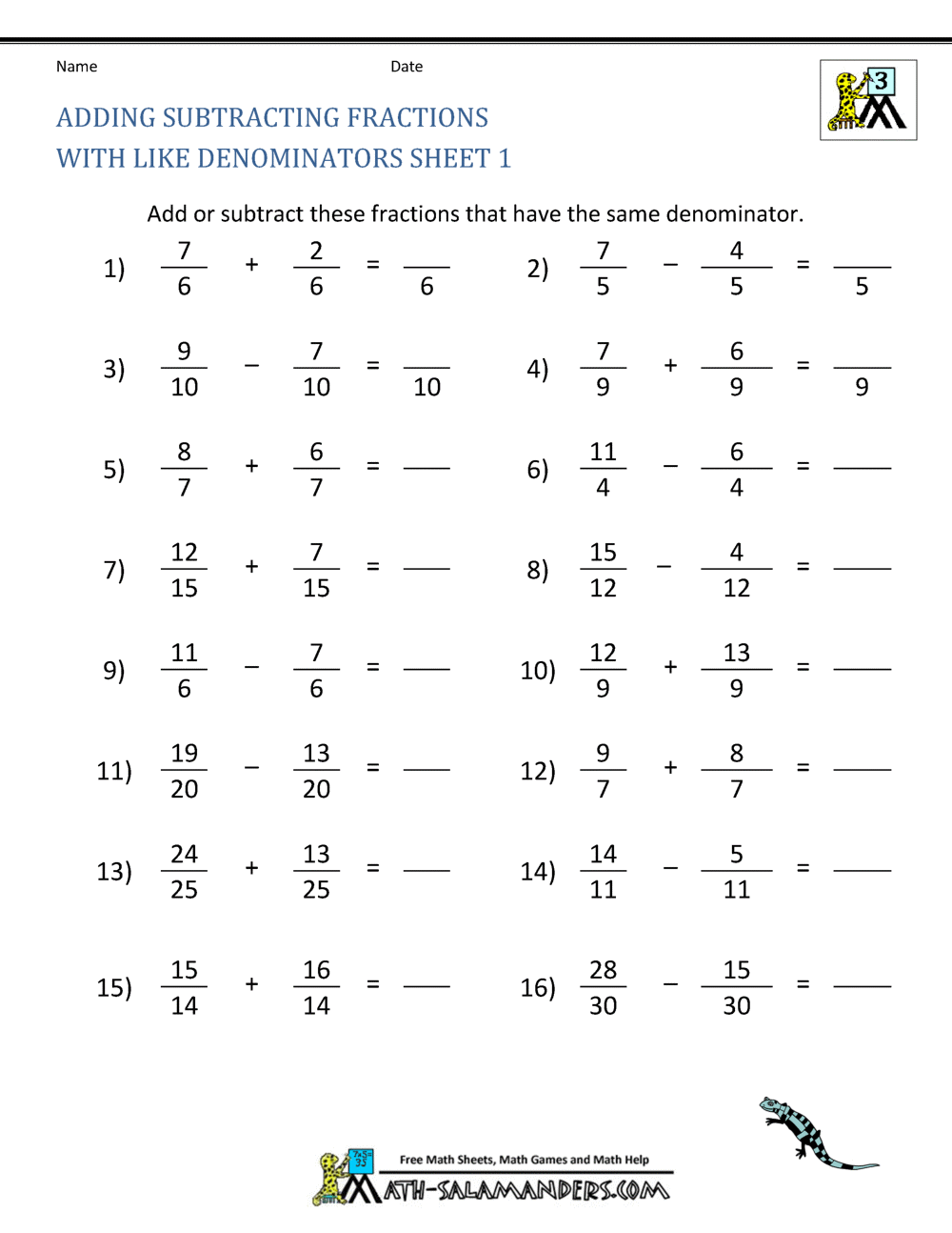 adding-and-subtracting-fractions-worksheet