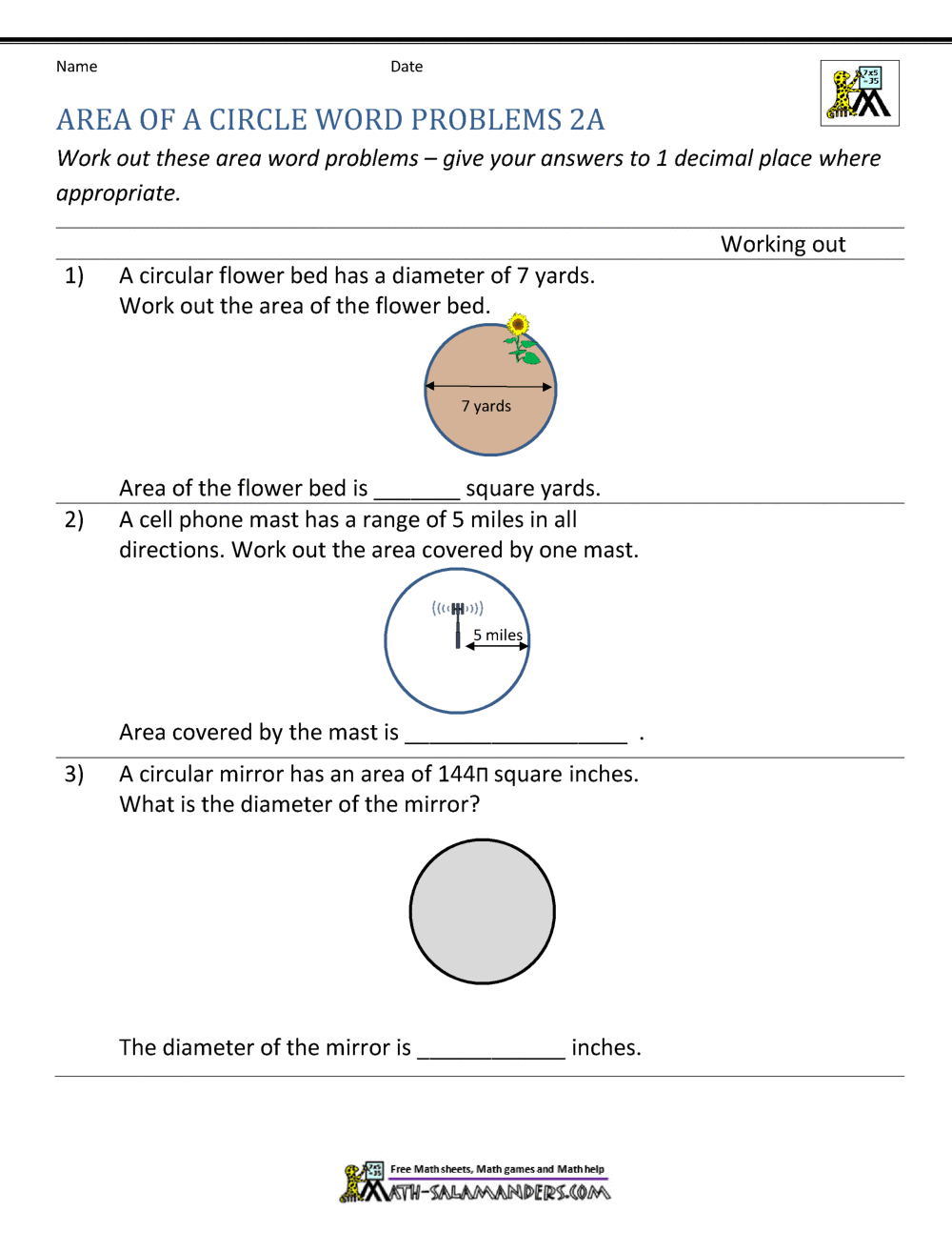 activity sheet 1 problem solving with circles