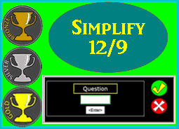 simplify fractions practice zone image
