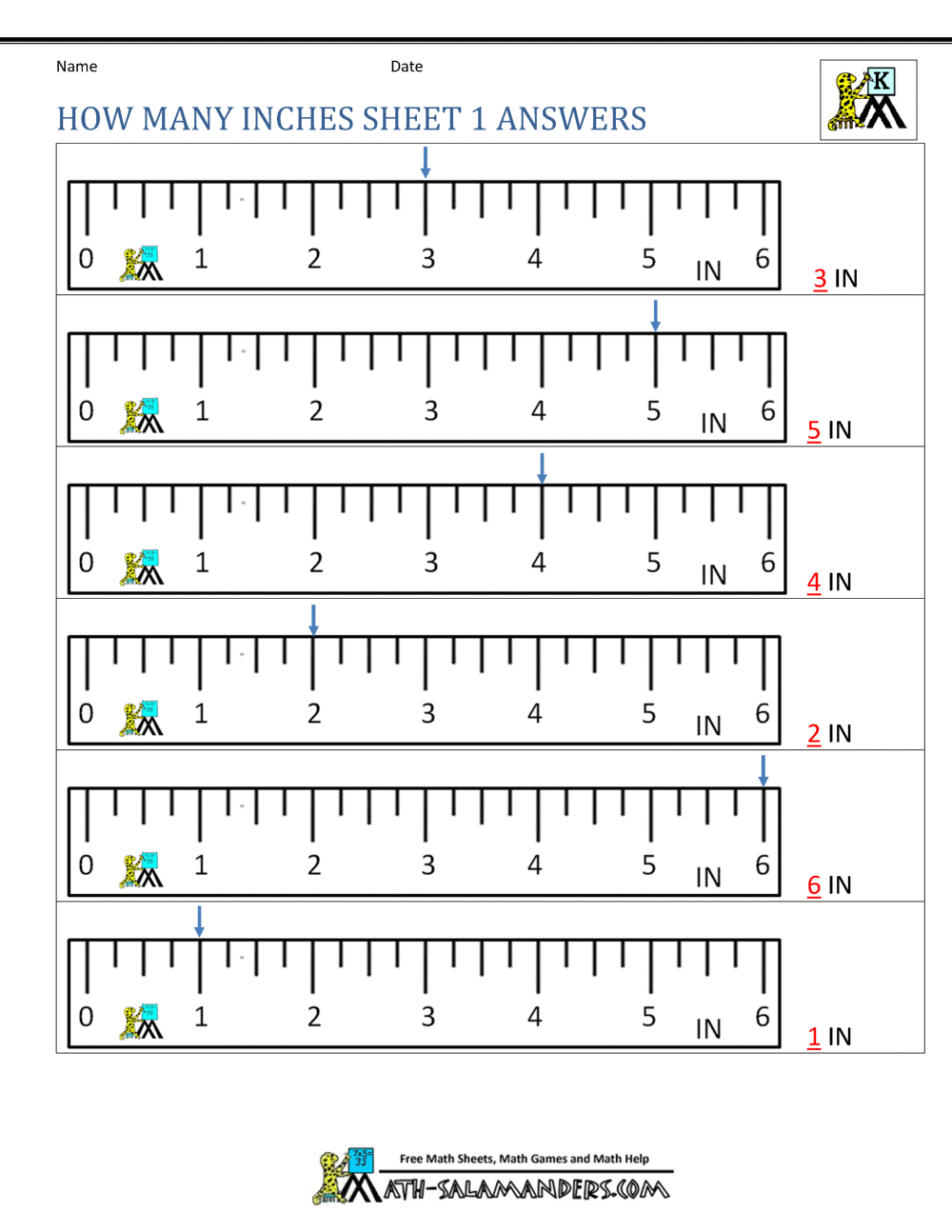 Measuring Length Worksheets for Kindergarten Regarding Reading A Ruler Worksheet Pdf