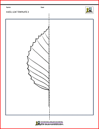 fall craft activities hazel leaf template 3