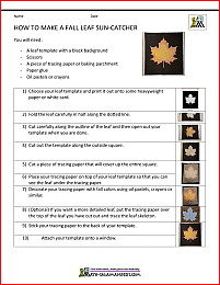 fall craft activities how to make-a fall leaf suncatcher