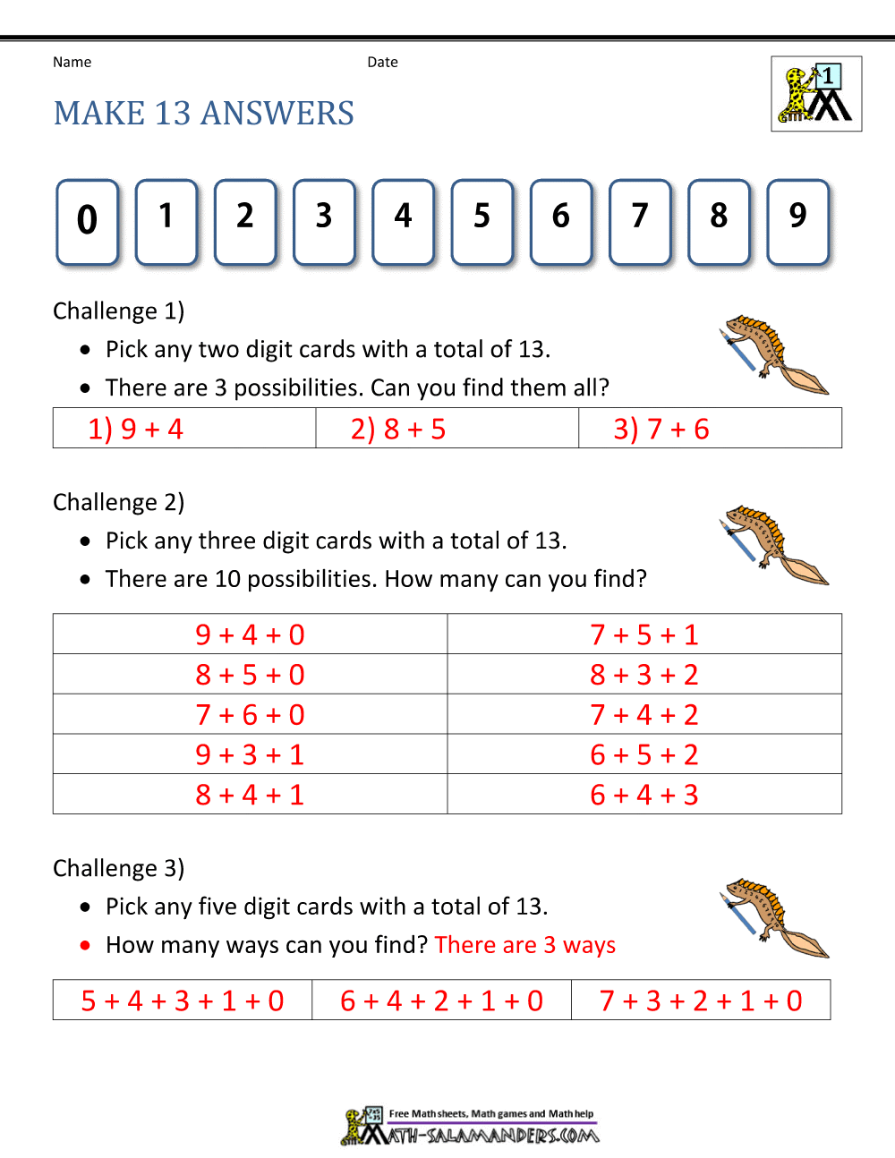 First Grade Math Problems Regarding Matrices Word Problems Worksheet