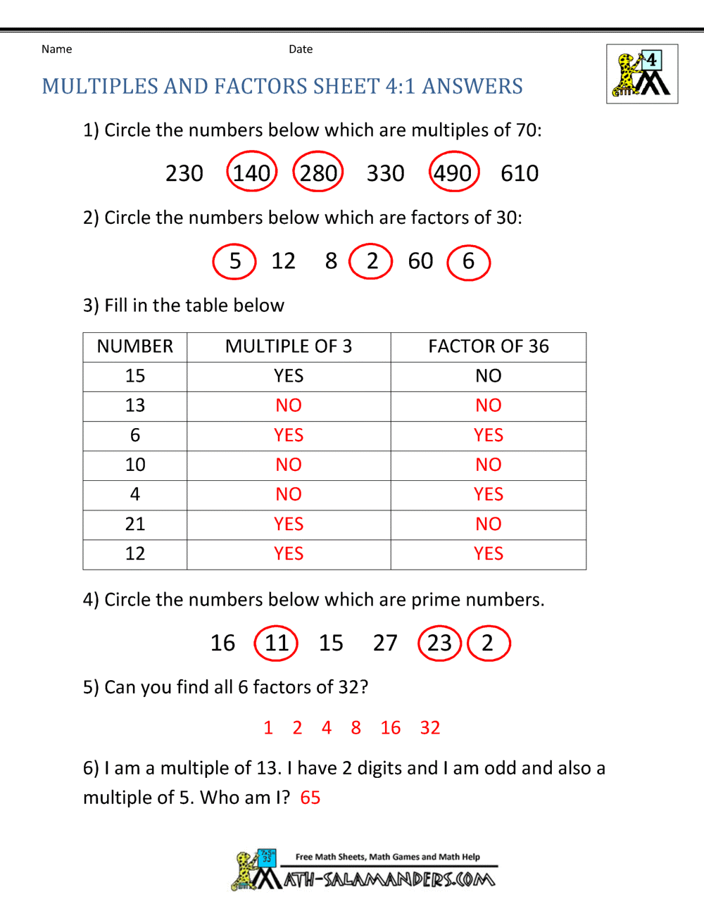 Factors Of Production Worksheet Answers