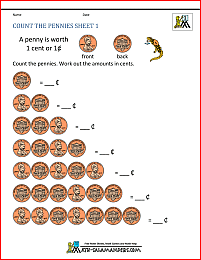Free Math Money Worksheets Same Value Coins Image