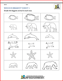 free preschool printable worksheets which is biggest 1