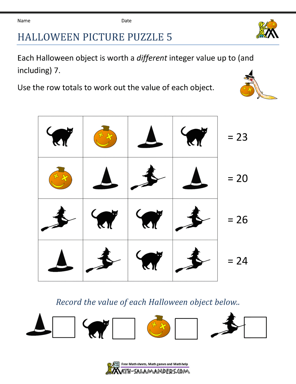 free-halloween-math-worksheets