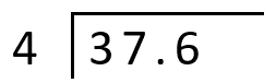 long division with decimals example 1a