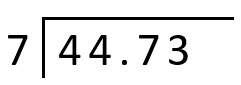 long division with decimals example 2a