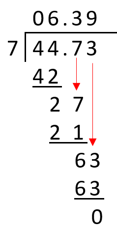 long division with decimals example 2e