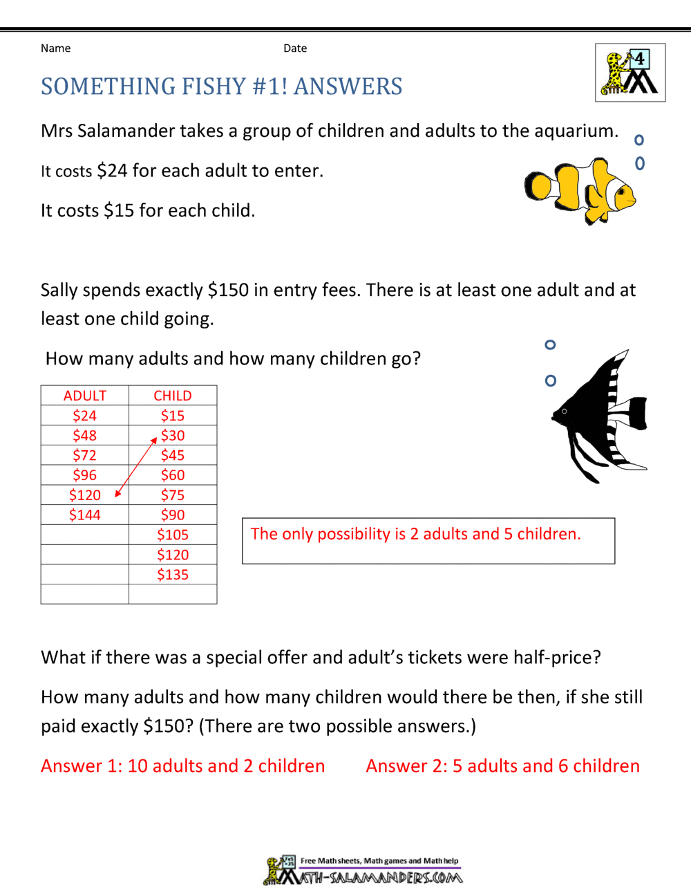 Math Problem 4th Grade Boxfirepress