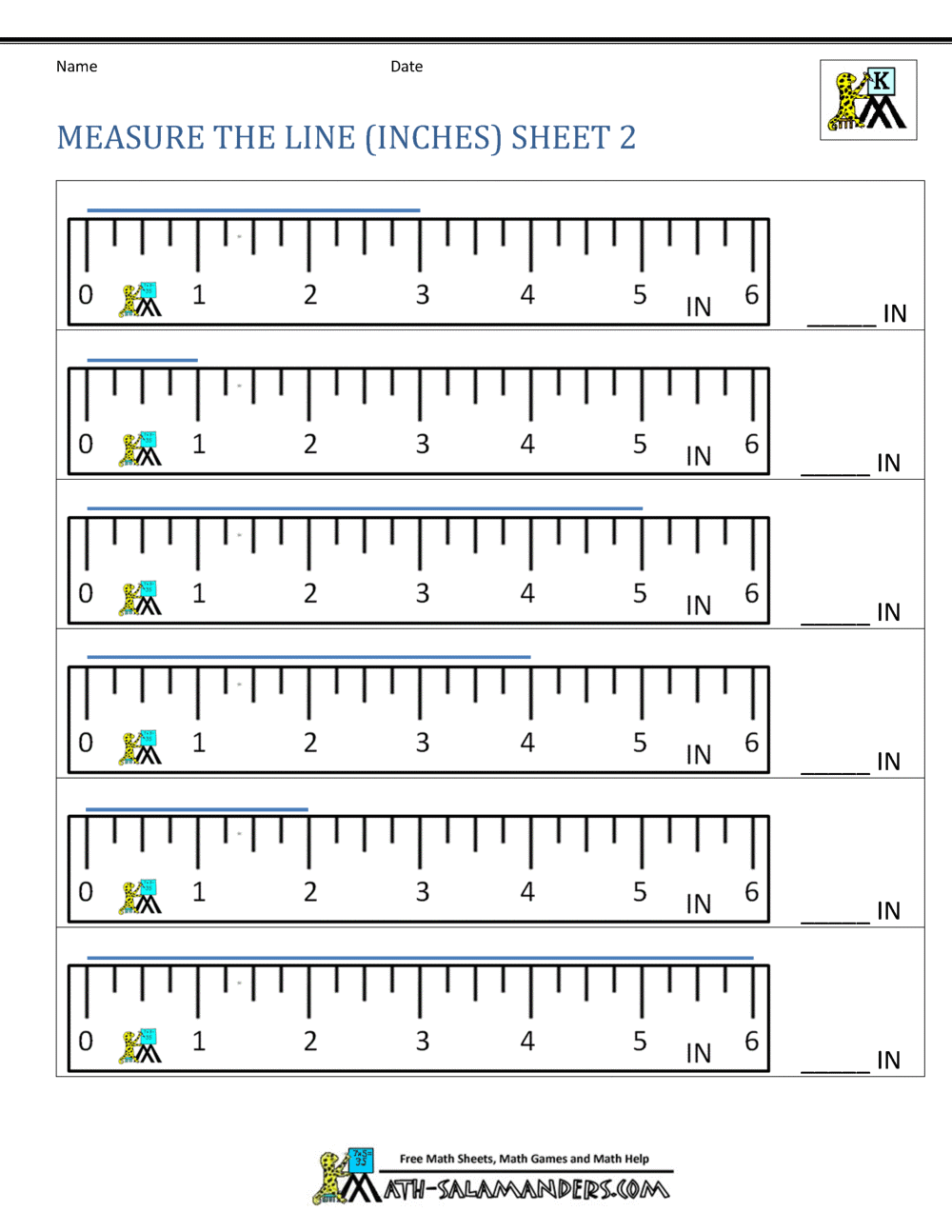 Measuring Length Worksheets for Kindergarten Intended For Reading A Ruler Worksheet Pdf