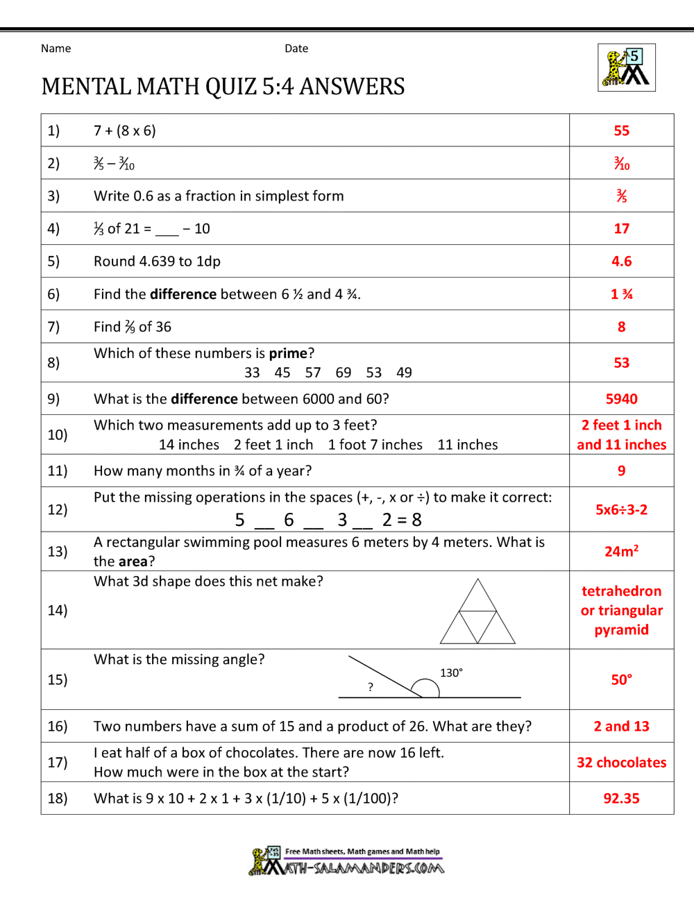 cambridge math worksheets for grade 5 pdf