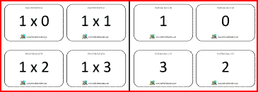 Times tables flash cards 2 times table 10 times table with answers 