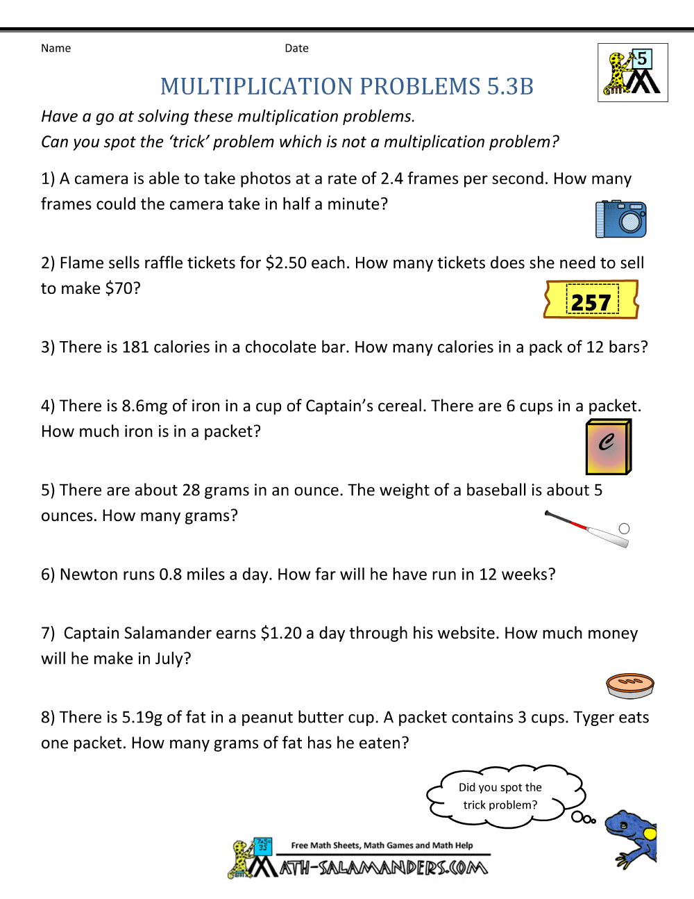 grade 5 problem solving examples
