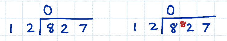 short division vs long division example 6b