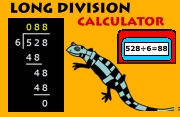Step by step long division calculator image