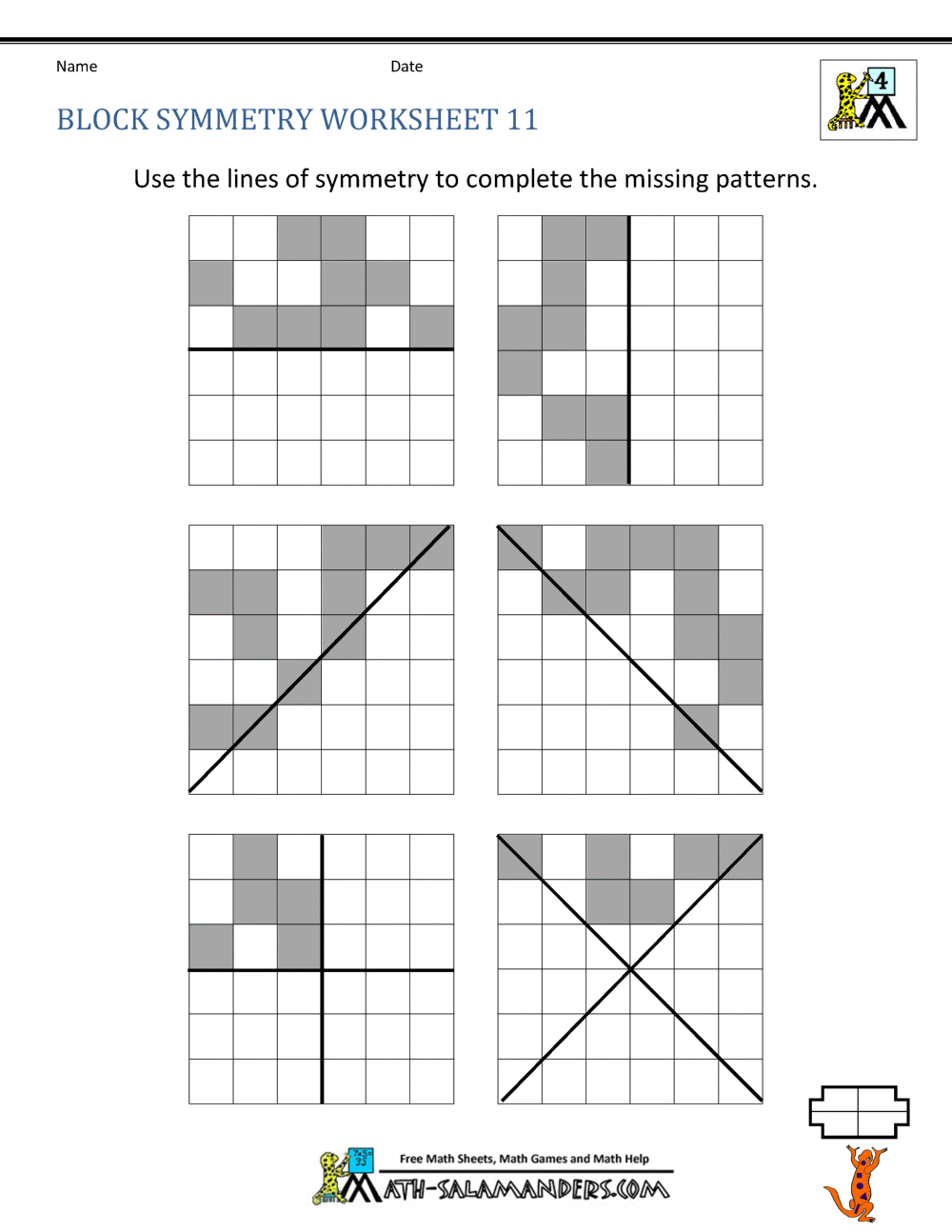 Symmetry Worksheet In Line Of Symmetry Worksheet