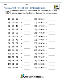 third grade addition worksheets image